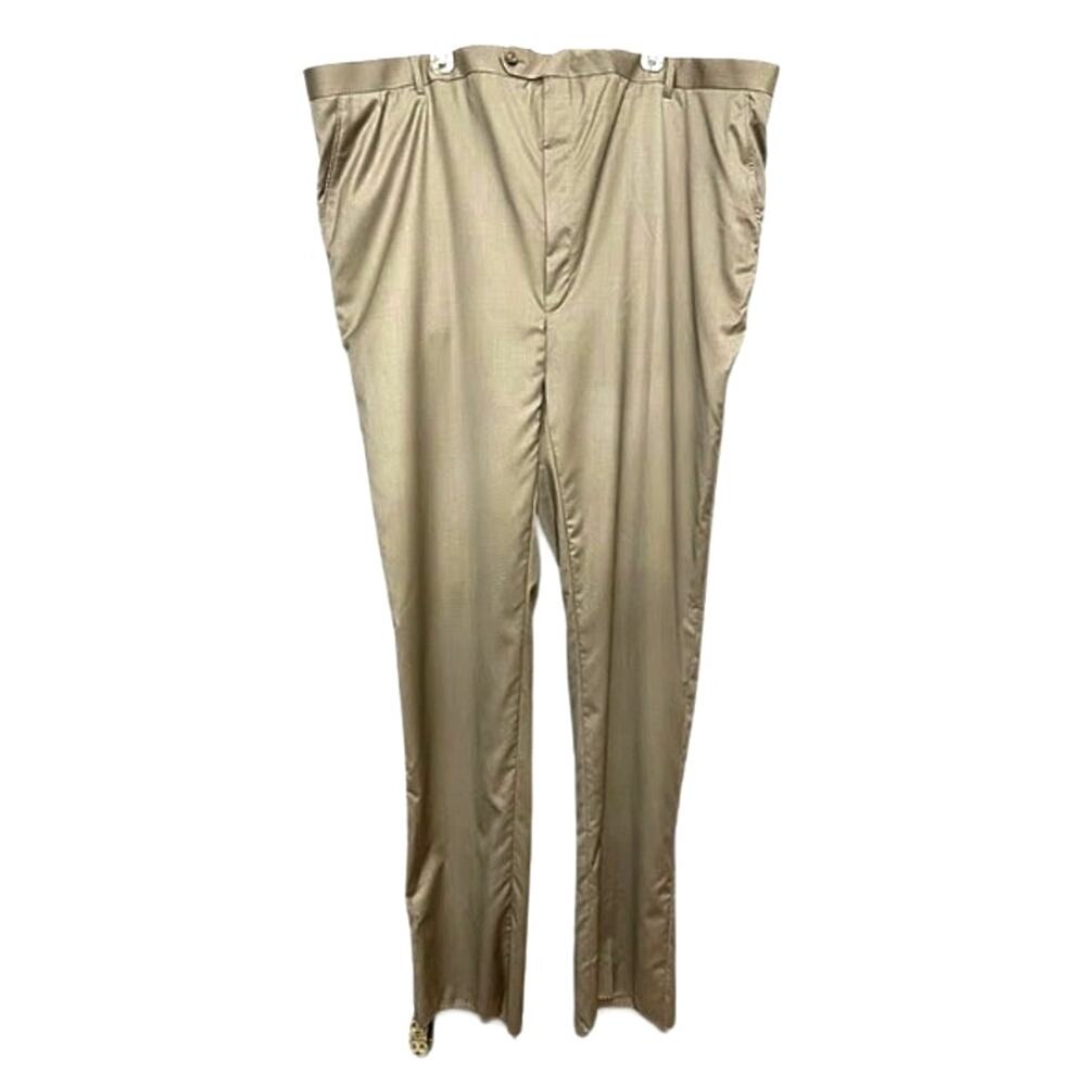 Barry Grider Utility Dress Pants Versatile Unfinished Hem Beige Men's 50x40 NWOT
